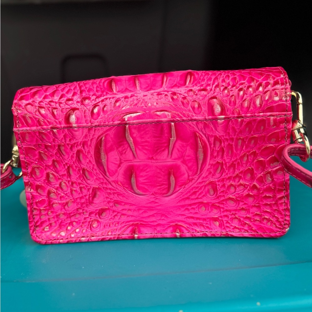 Brahmin Minuette Pink Leather Crossbody Bag - Picture 6 of 14